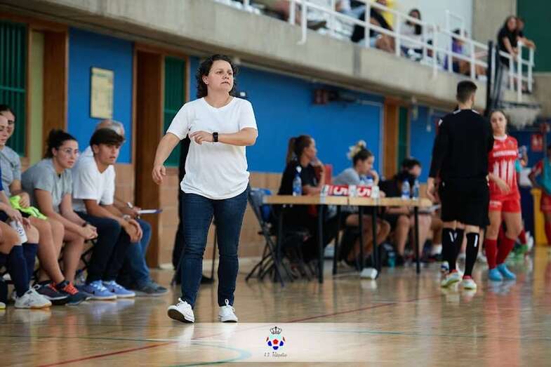 Cristina Gimeno, entrenadora del Teldeportivo / TA